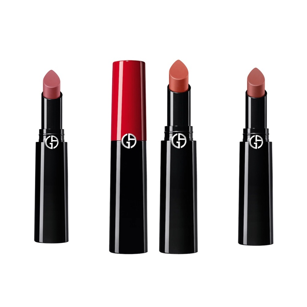 Giorgio Armani Lip Power Longwear Vivid Lipstick - Set of 3
